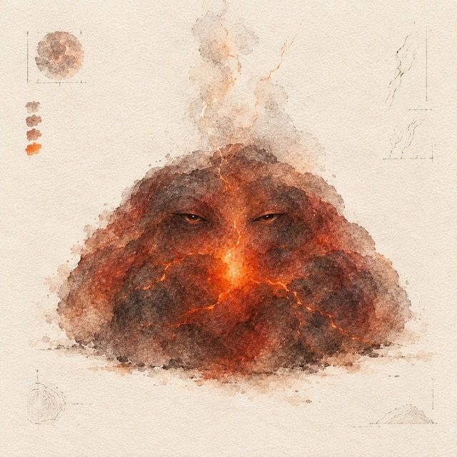 Anger, Ember: a Nimb made of rumbling storm