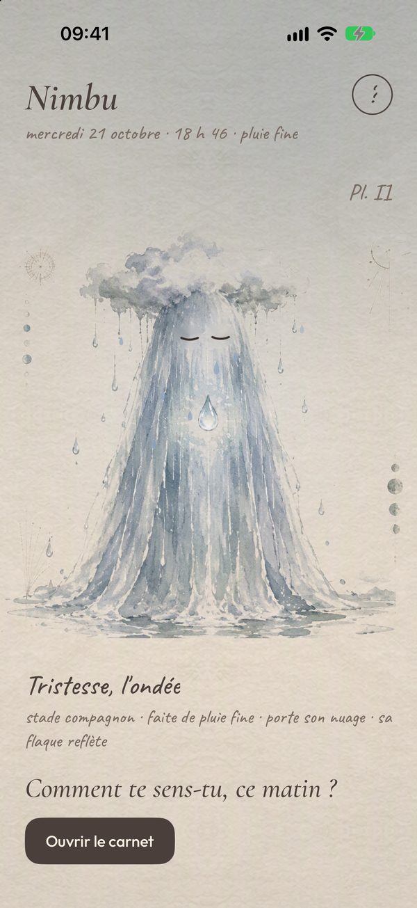 Nimbu: Sadness, the drizzle, under light rain