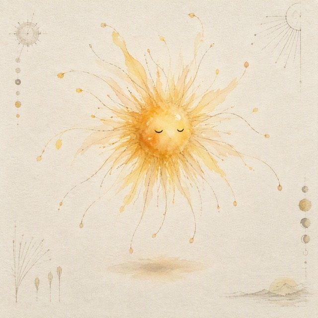 Joy, Glint: a Nimb made of bright sun